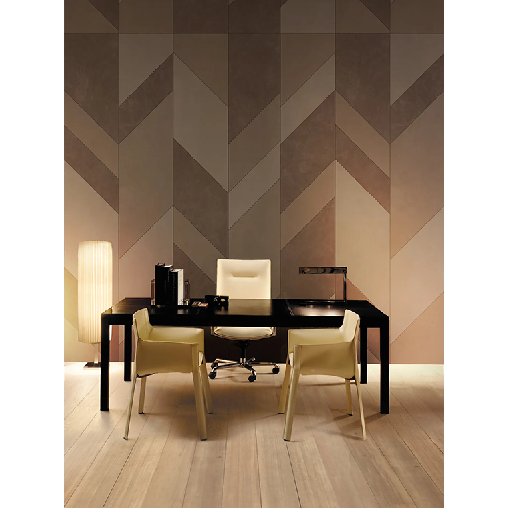 Padded Leather Dining Armchair | Fasem P90