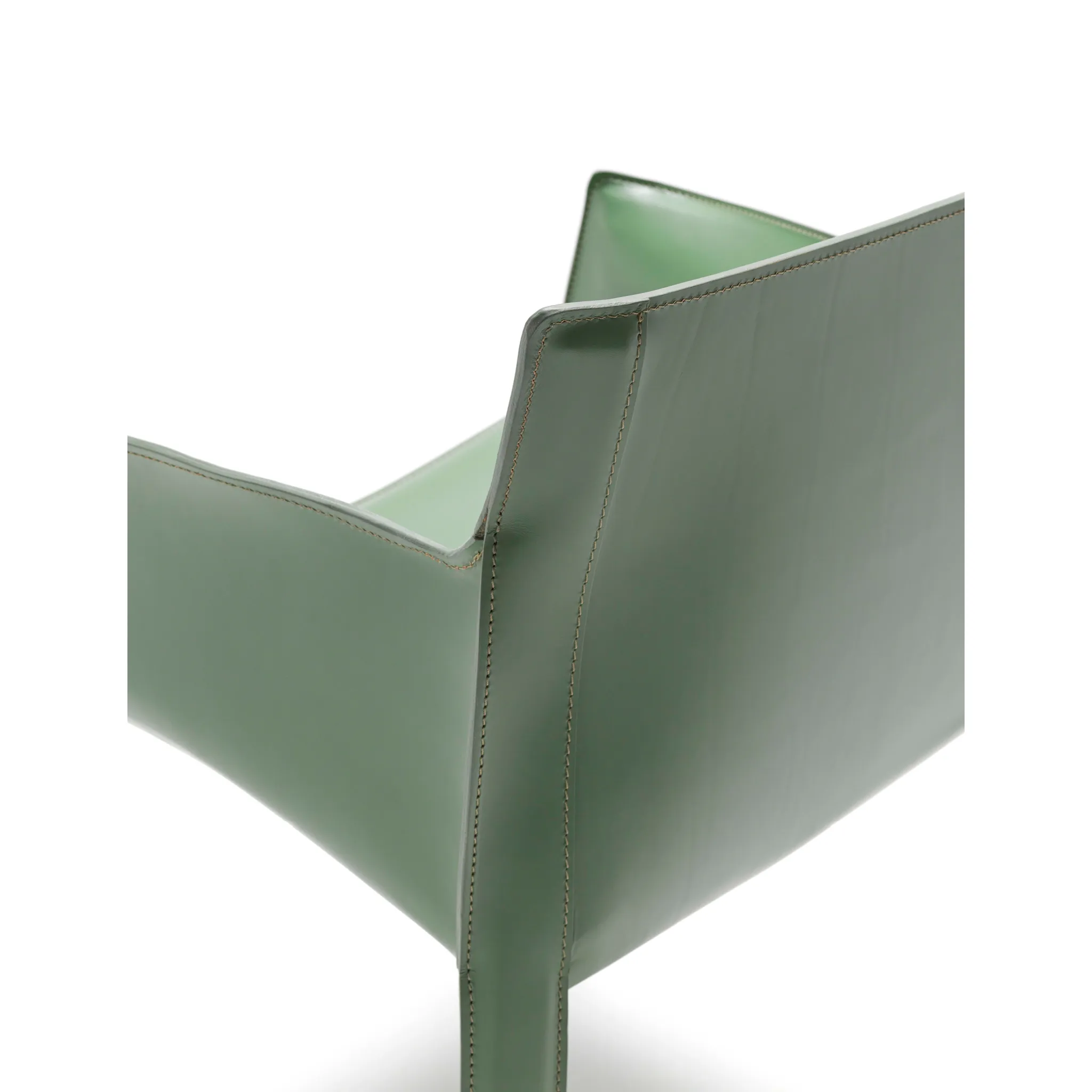 Padded Leather Dining Armchair | Fasem P90