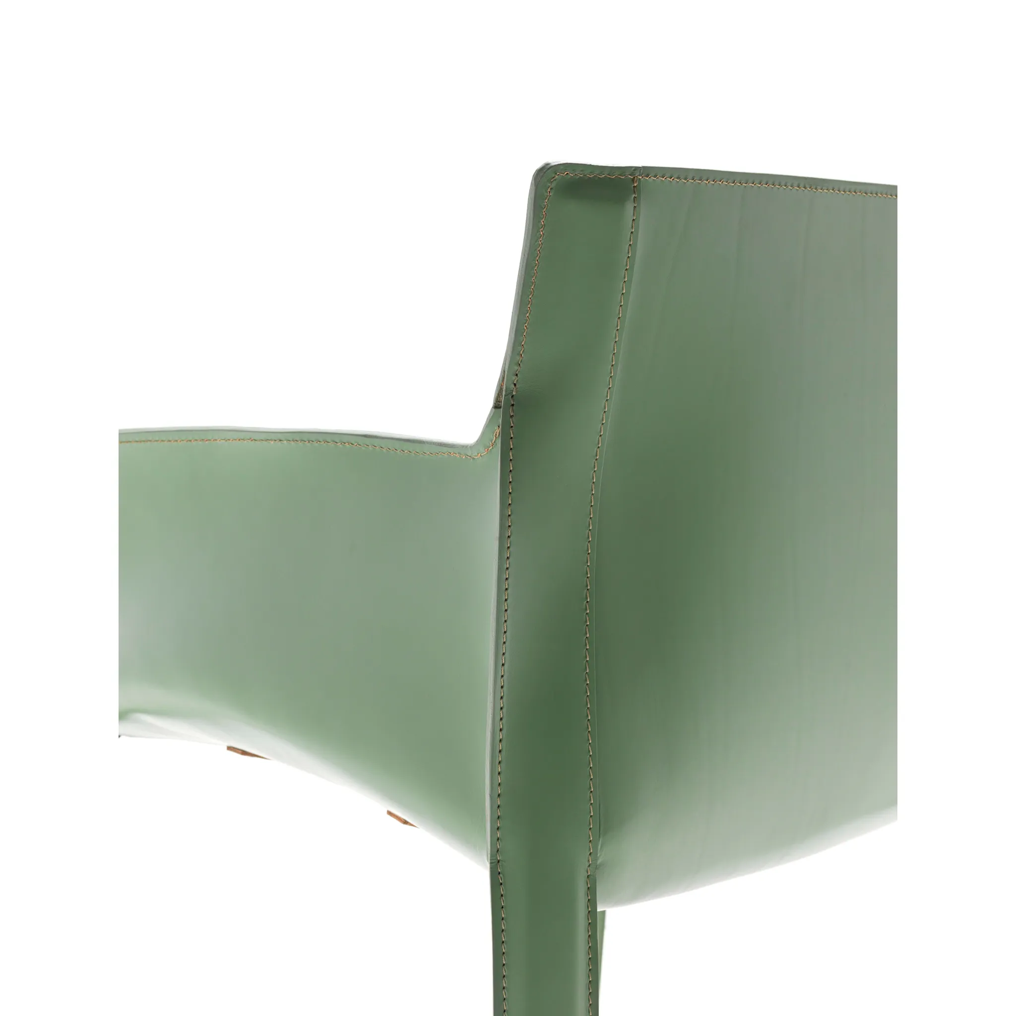 Padded Leather Dining Armchair | Fasem P90