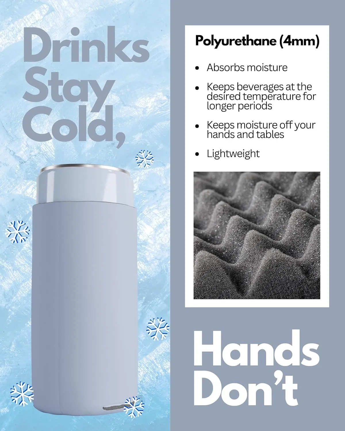 PartyPrints 200 Pack Frost Blank Slim Can Cooler Sleeves | Plain Seltzer Customizable Bulk Sublimation Coolers for Beer Bottles & 12oz Tall Cans | Skinny Collapsible Drink Insulated Sleeve