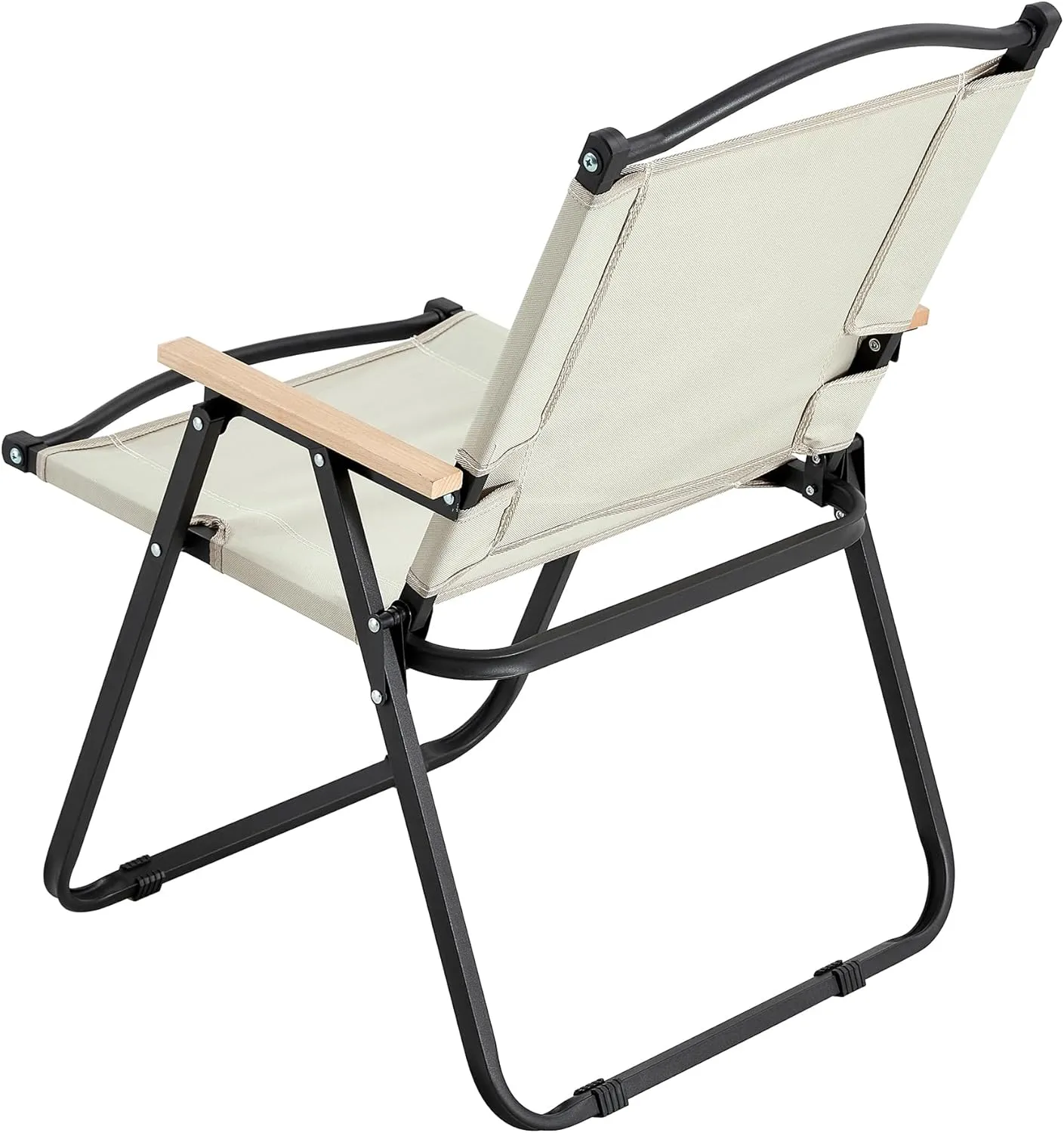 Patio Furniture Conversation Sets,Folding Outdoor Chair for Indoor, Outdoor Camping, Picnics, Beach,Backyard, BBQ, Party, Patio (2PCS Beige Chairs)