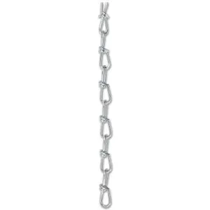 Peerless® Industrial Group Twin Loop Chains, Size 1, 250 ft, 155 lb Limit, Bright Zinc, 7010150