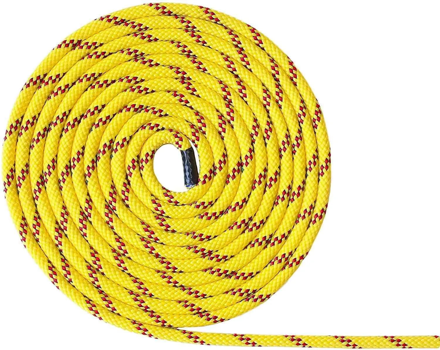 Pelican Rope Multifilament Polypropylene Rope (5/16 inch) – Dyneema Blend, Swift Water Rescue, Buoyant, Strong & Lightweight, Floating Line (200 feet - Yellow)