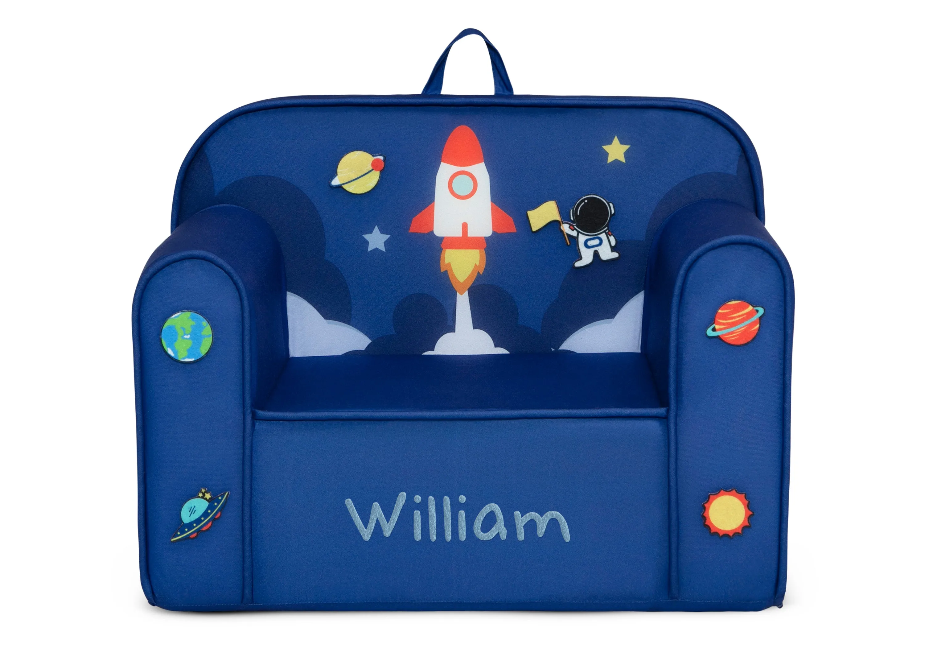 Personalized Mix & Match Cozee Kids Chair with Interchangeable Patches
