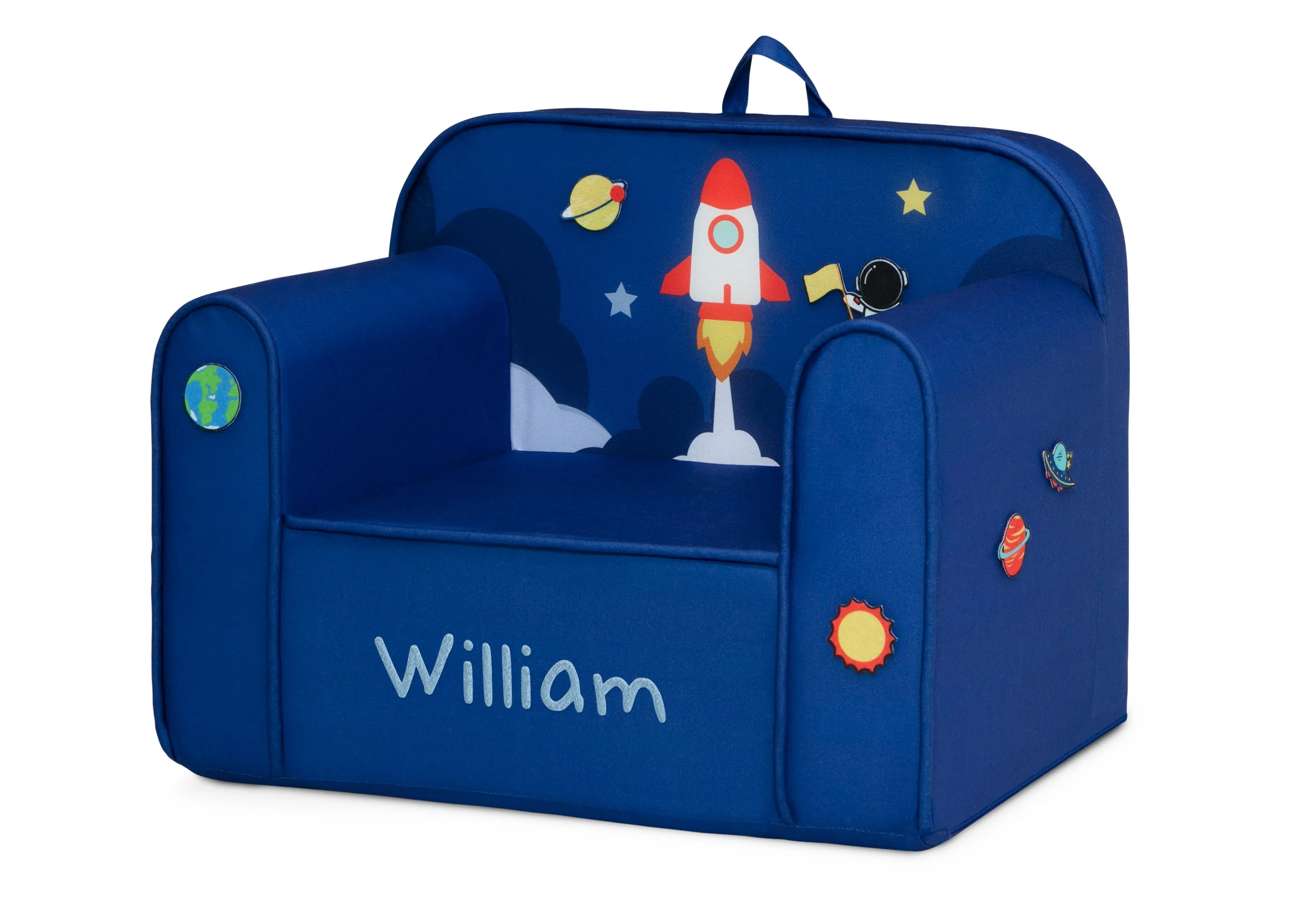 Personalized Mix & Match Cozee Kids Chair with Interchangeable Patches