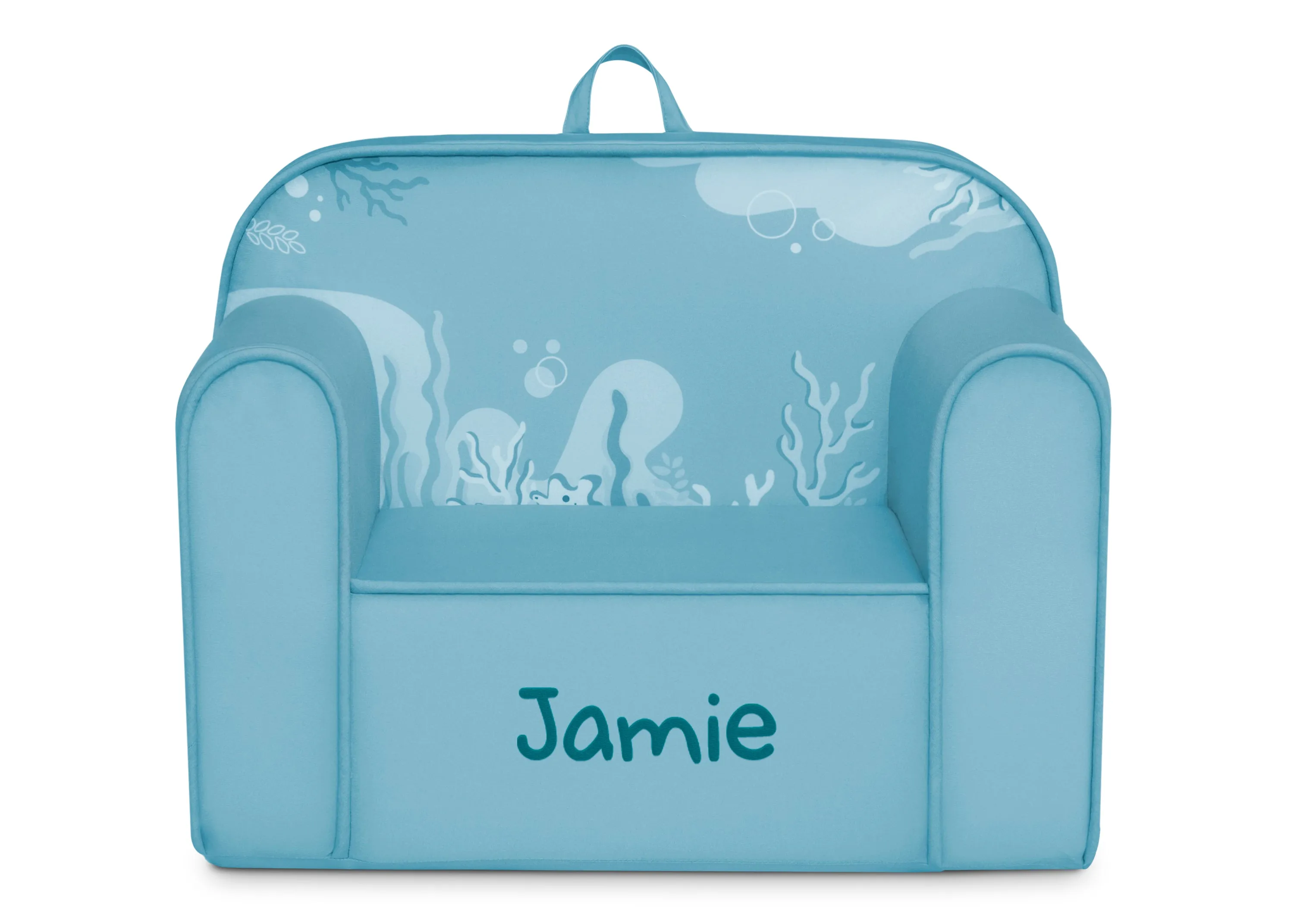 Personalized Mix & Match Cozee Kids Chair with Interchangeable Patches