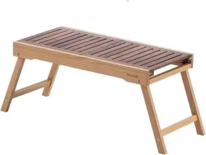 Picnic Folding Table Camping Folding Table Outdoor Combination Table Camping BBQ Picnic Solid Wood Table Outdoor Wood Furniture Table Wilderness camping table Friends camping dinner Camping t