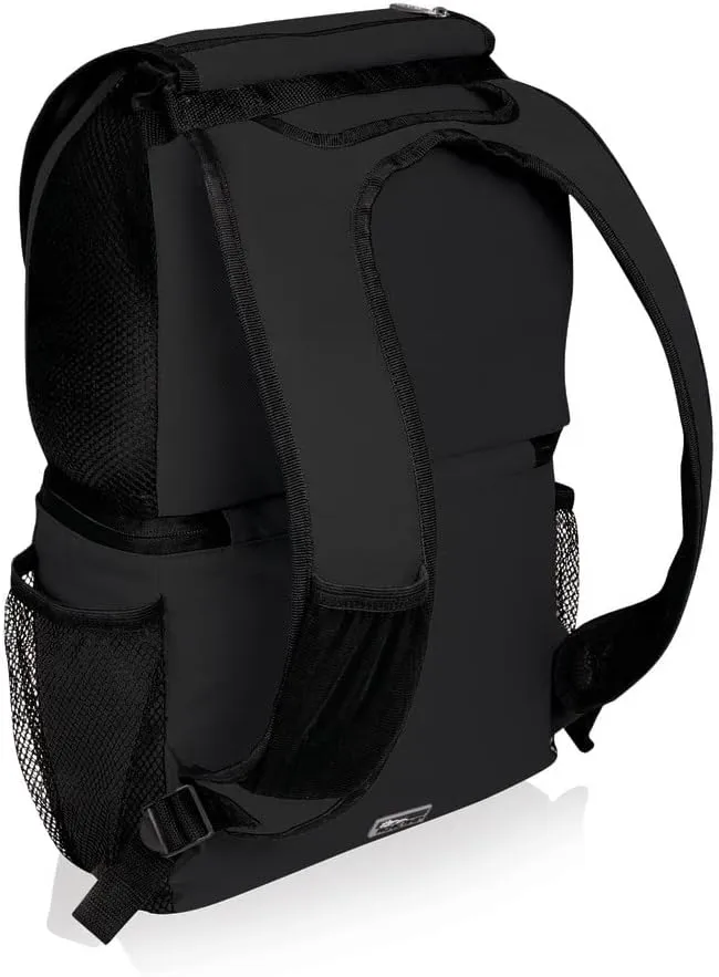 PICNIC TIME NCAA Indiana Hoosiers Zuma Backpack Cooler - Soft Cooler Backpack - Lunch Cooler, (Black)