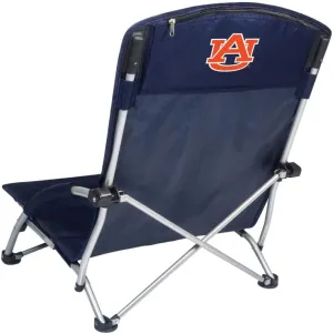 PICNIC TIME NCAA Tranquility Beach Chair with Carry Bag - Low Beach Chair for Adults - Low Lawn Chair