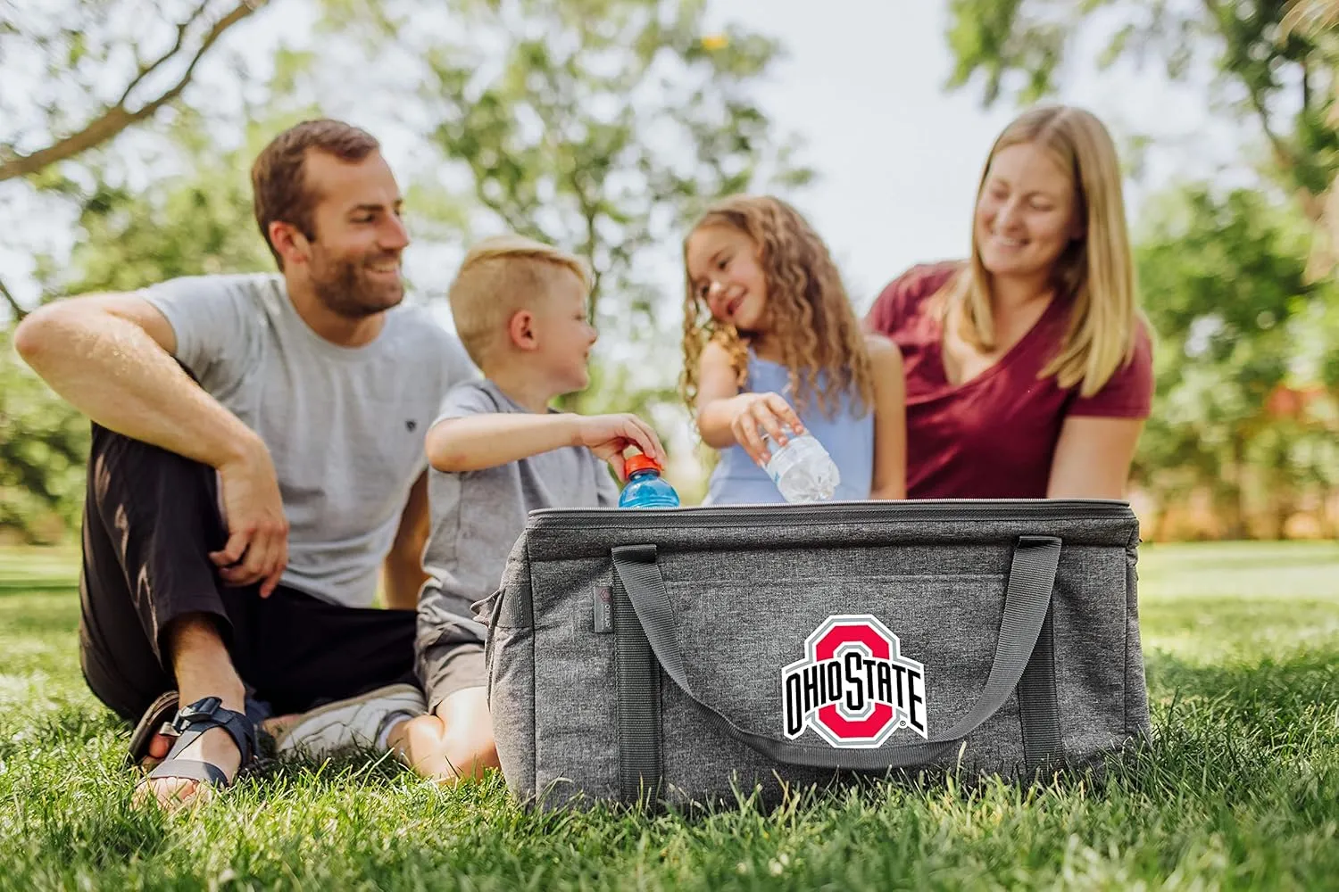 PICNIC TIME NCAA Unisex-Adult NCAA 64 Can Collapsible Cooler