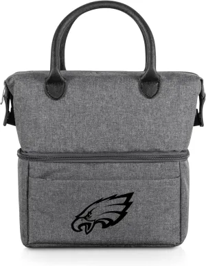 PICNIC TIME NFL Dallas Cowboys Urban Lunch Bag - Cooler Lunch Tote - Insulated Lunch Bag, (Gray with Black Accents) (511-00-154-094-2)