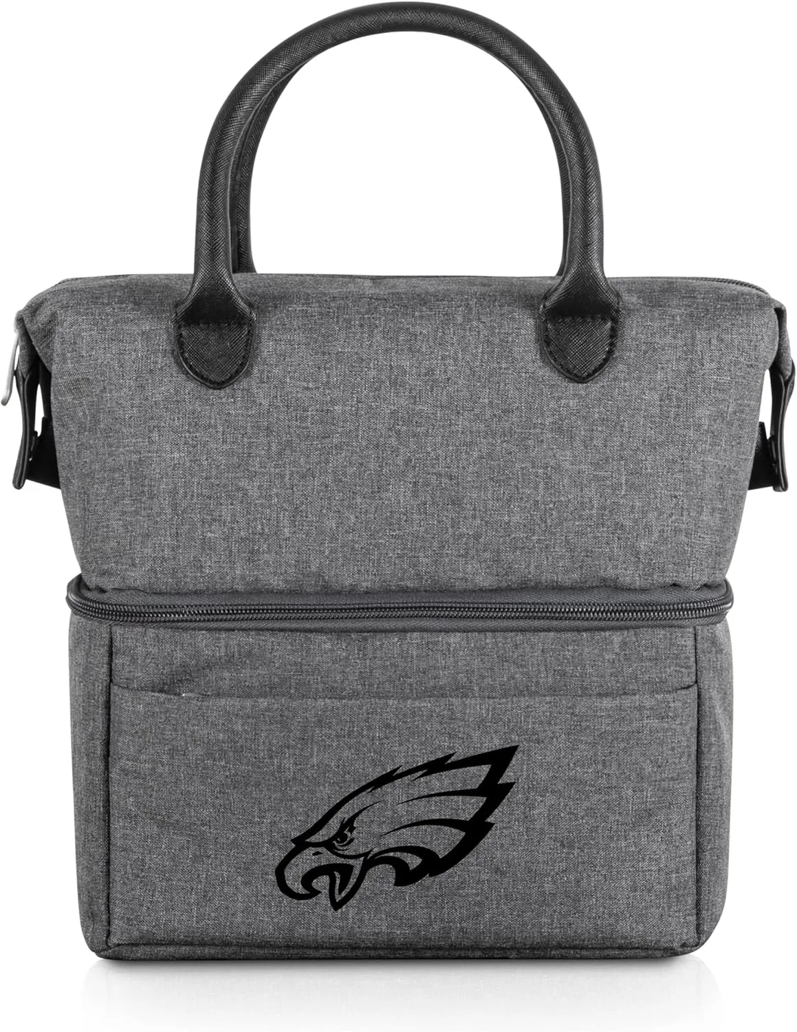 PICNIC TIME NFL Dallas Cowboys Urban Lunch Bag - Cooler Lunch Tote - Insulated Lunch Bag, (Gray with Black Accents) (511-00-154-094-2)