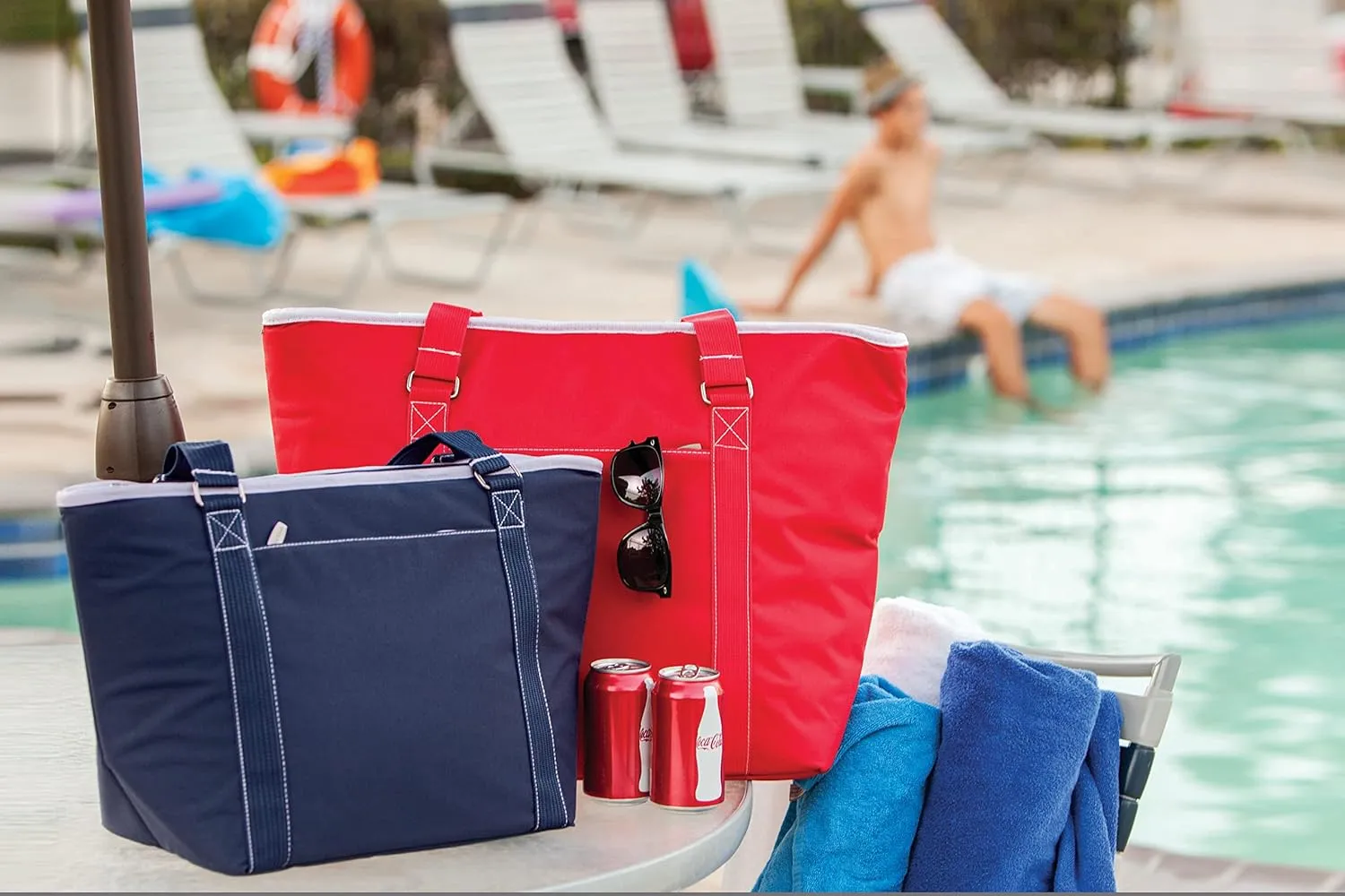 PICNIC TIME NFL Topanga Cooler Bag, Soft Cooler Tote Bag, Picnic Cooler