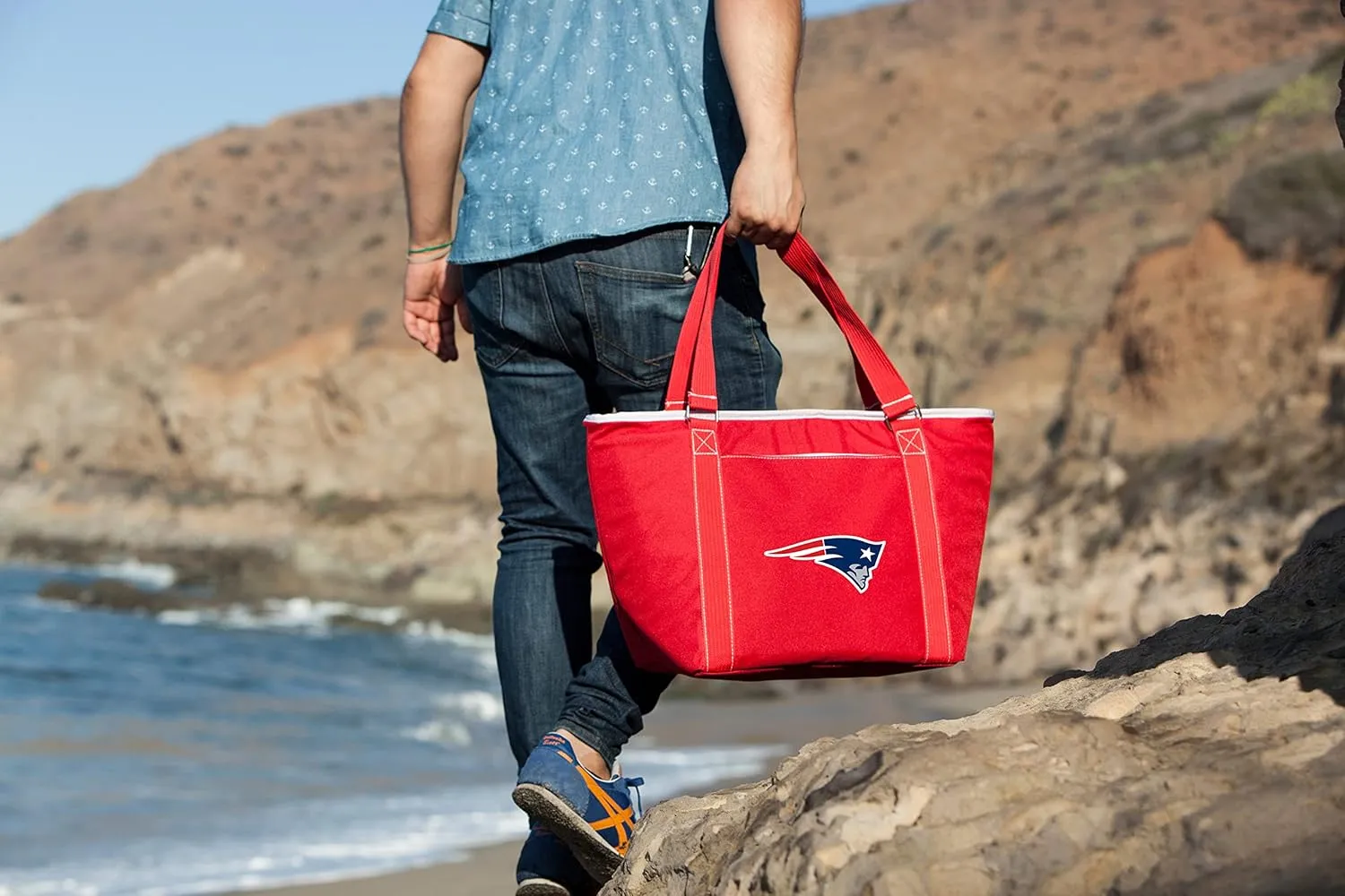 PICNIC TIME NFL Topanga Cooler Bag, Soft Cooler Tote Bag, Picnic Cooler