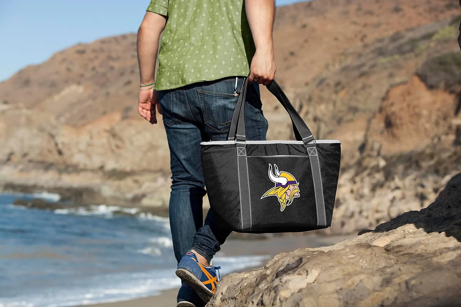 PICNIC TIME NFL Topanga Cooler Bag, Soft Cooler Tote Bag, Picnic Cooler