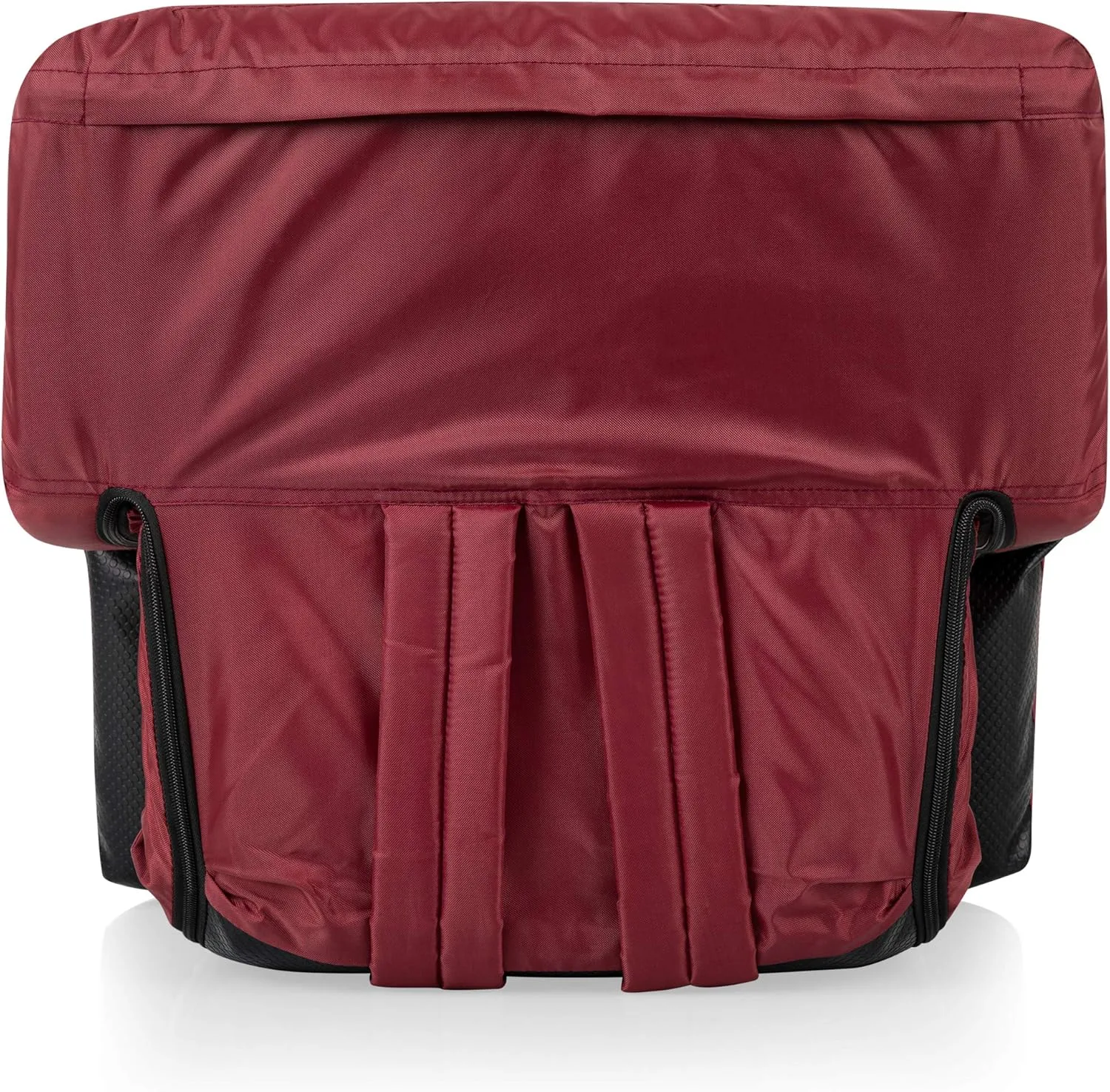 PICNIC TIME ONIVA - a Brand Ventura Reclining Stadium Seat with Back Support - Bleacher Seat - Beach Floor Chair, (Burgundy)