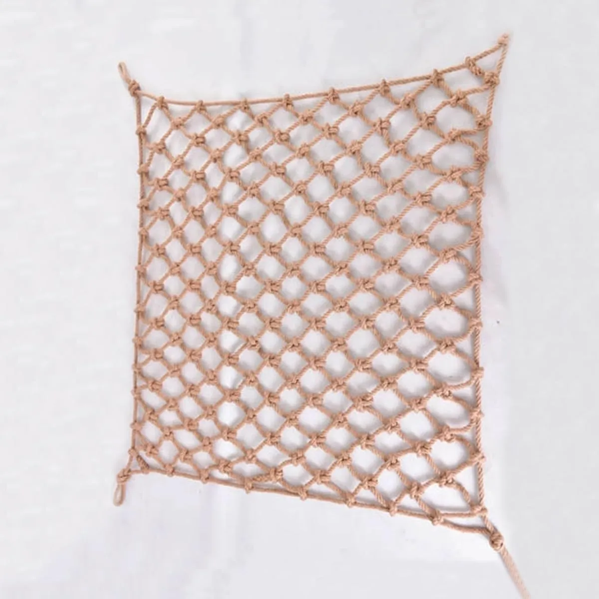 Plant Climbing Rope Netting for Plants and Flowers，Jute Rope Net for Indoor and Outdoor Decoration, Cafes, Bookstores, Parties(7Mx8M)