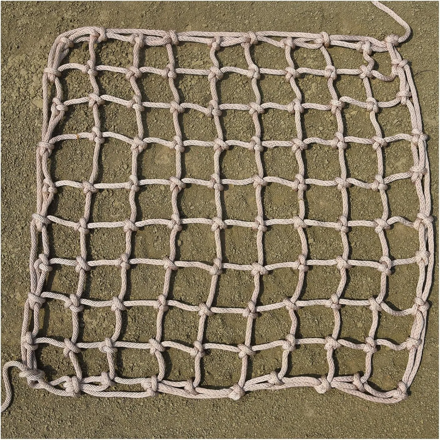 Playground Climbing Net Kids Outdoor Climbing Cargo Net Safety Net for Treehouse Rope Bridge Plant Climbing Support Net Cargo Rope Ladder Truck Trailer Fence Netting,1x2m(3.3x6.6ft)