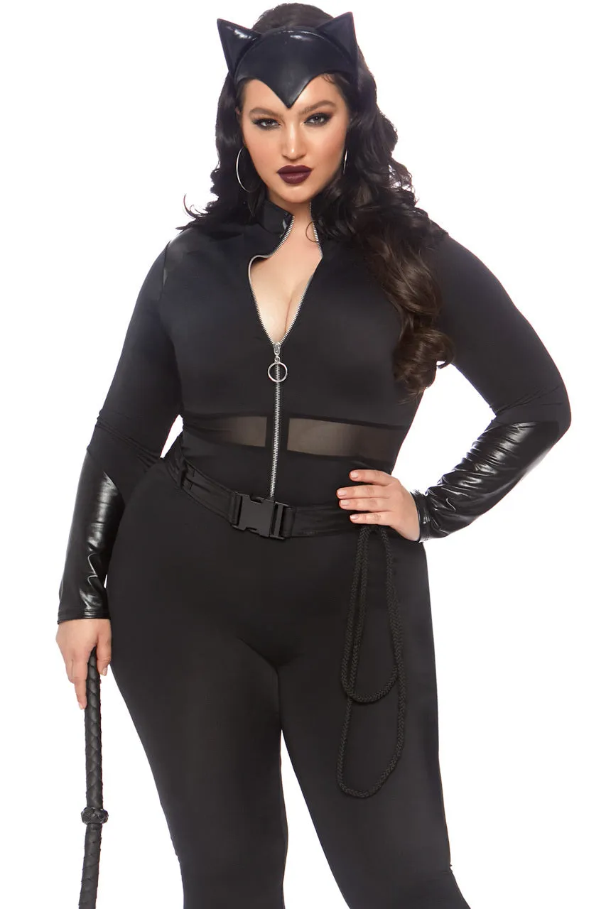 Plus Size Sultry Supervillain Costume