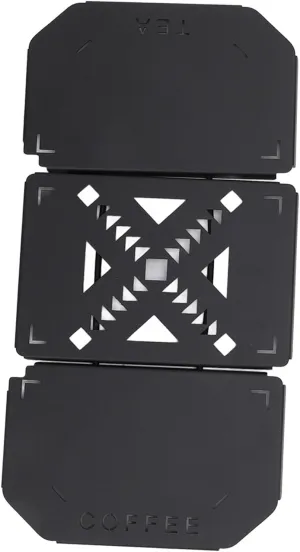 Portable Aluminium Alloy Table Top for 9.4L Lunch Box, Folding Camping Table Board, Metal Plate Camping Gear