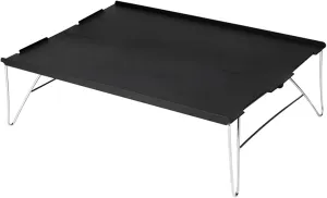 Portable Aluminum Picnic Folding Table for Outdoor Activities Foldable and Compact Small Table for Biking Hiking and Camping Lightweight Mini Table for Easy Transportation