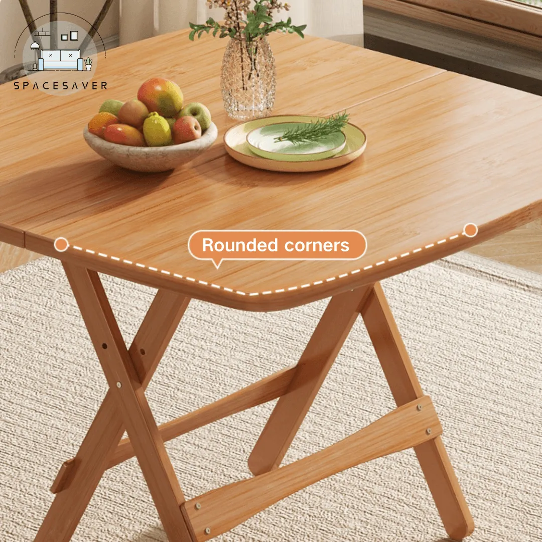 Portable and Simple Square Table for Home Balcony/Small - sized apartment rental dining table