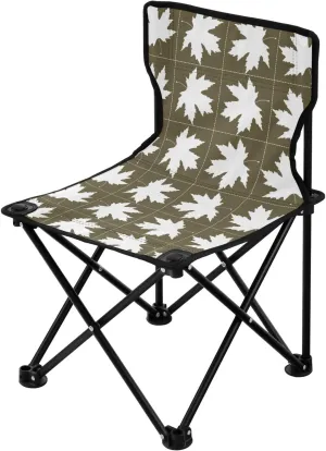 Portable Autumn Maple Checkred Ultralight Camp Chair Ultra-Lightweight Backpack Beach Chairs for Adults Carry Bag Included Fishing Chair for Hiking Outside