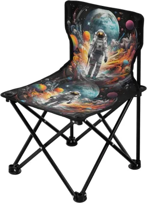 Portable Camping Folding Chairs Foldable Chair Small Astronaut 7 Lightweight Backpacking Outdoor Outside Fishing