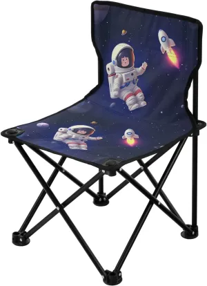 Portable Camping Folding Chairs Foldable Chair Small Cute Astronaut Lightweight Backpacking Outdoor Outside Fishing