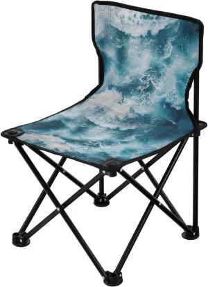 Portable Camping Folding Chairs Foldable Chair Small Ocean Lightweight Backpacking Outdoor Outside Fishing