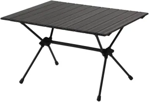 Portable Camping Table Large Aluminum Folding Stable Table with Carry Bag Heavy Duty Roll Up Table