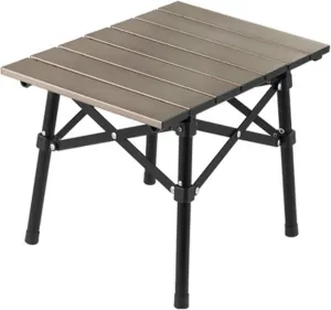 Portable Camping Table, Ultralight Aluminum Folding Beach Table Camp for Camping Hiking Outdoor Picnic,Champagne