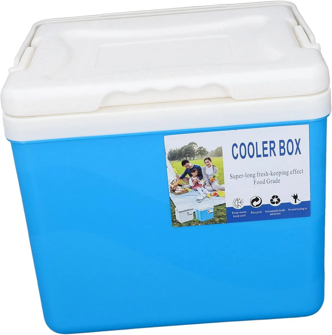 Portable Cooler Box, Insulated Hard Shell Cooler Box 6L for Picnic