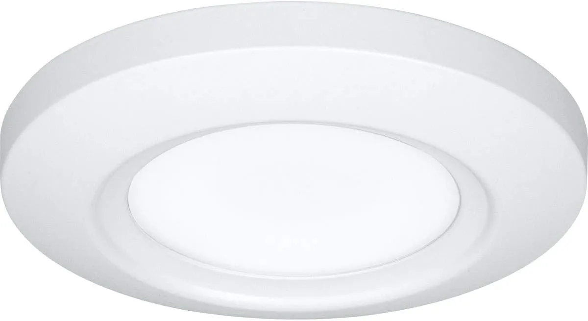 Progress Lighting 5-1/2" Emblem Collection Surface Mount LED, Aluminum in White