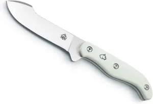 PUMA TEC Predator White G10 Hunting Knife with Leather Sheath