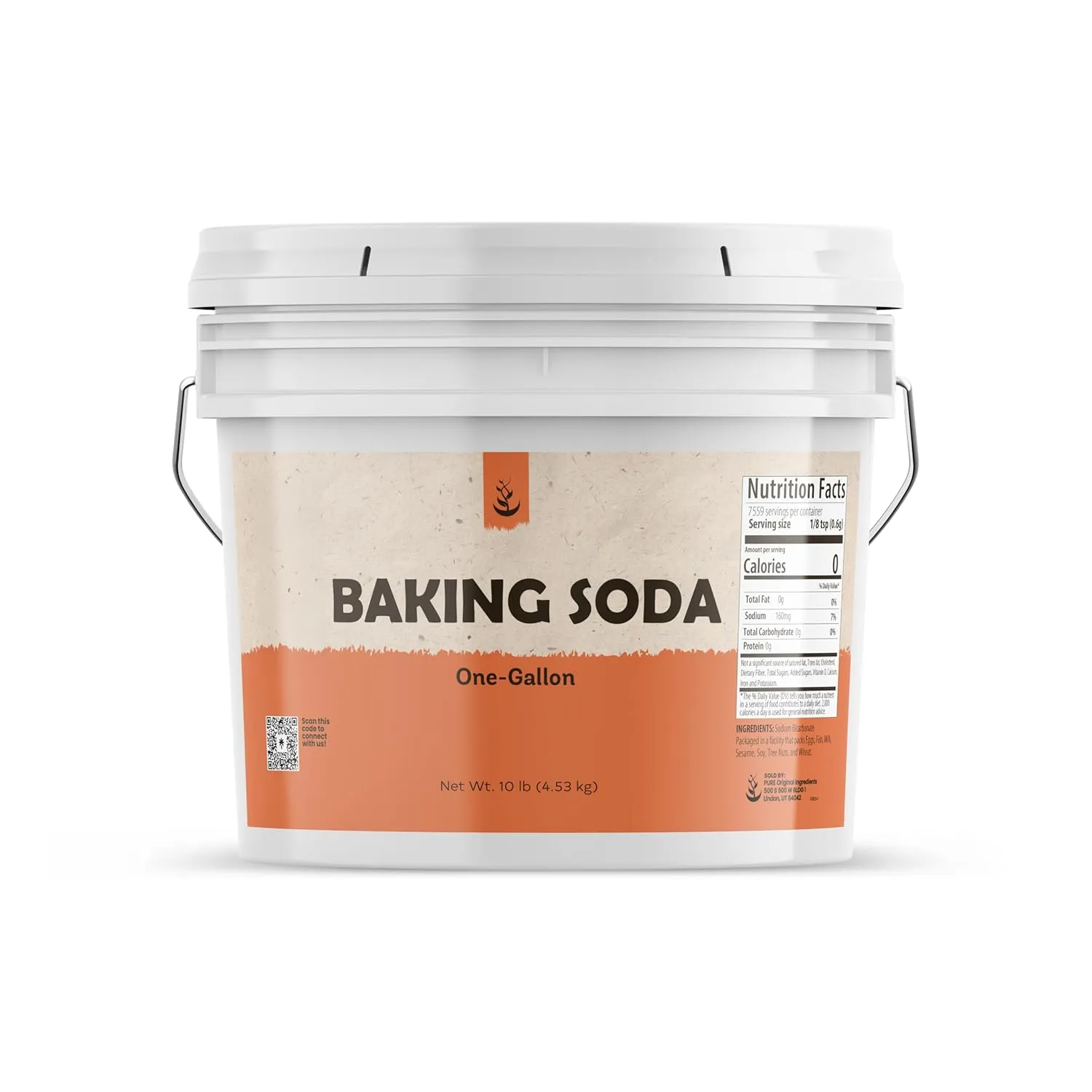 Pure Original Ingredients Baking Soda (1 Gallon), Cooking, Baking, Cleaning