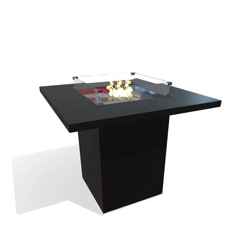 Quad Bar Fire Table (Tabletop) - Aluminum
