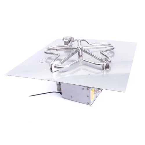 Quad Bar Fire Table (Tabletop) - Aluminum