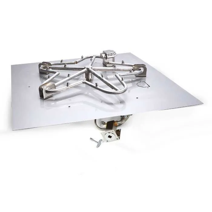 Quad Bar Fire Table (Tabletop) - Aluminum