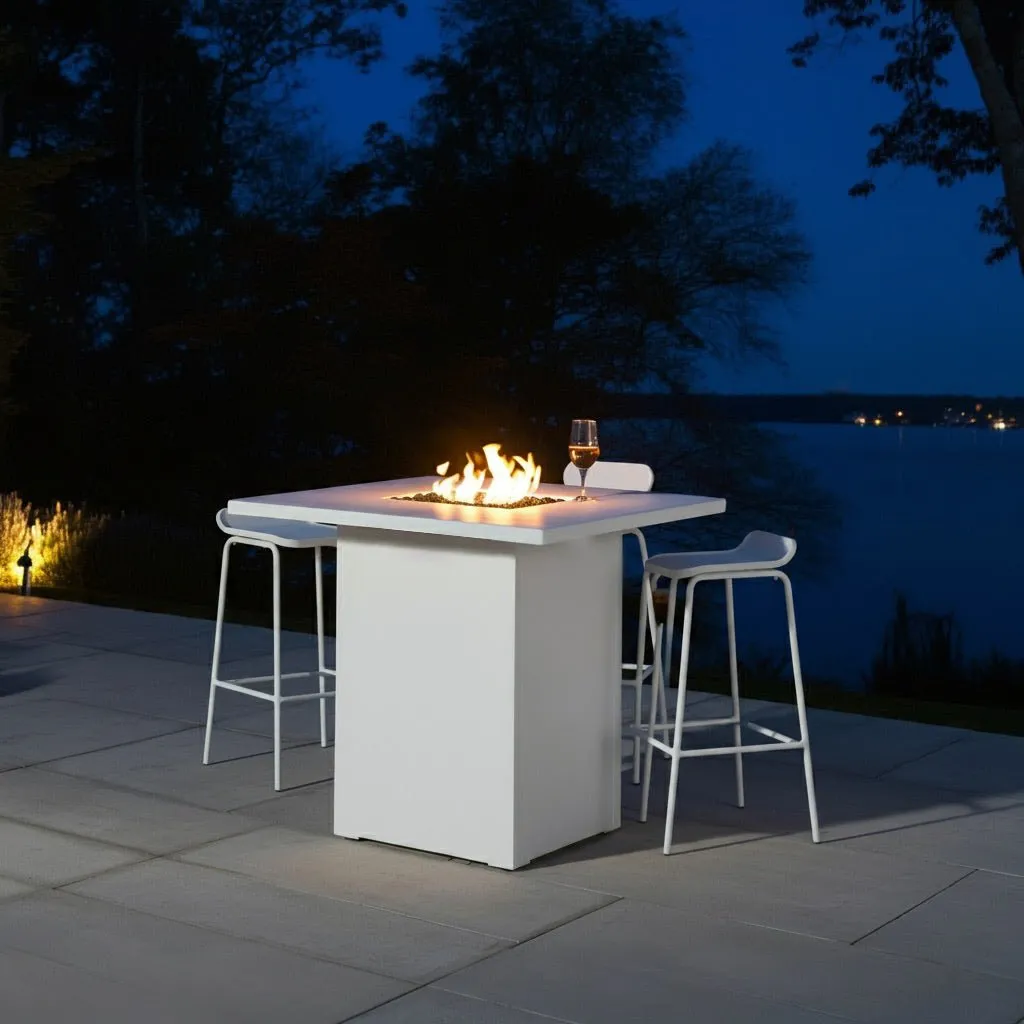 Quad Bar Fire Table (Tabletop) - Aluminum