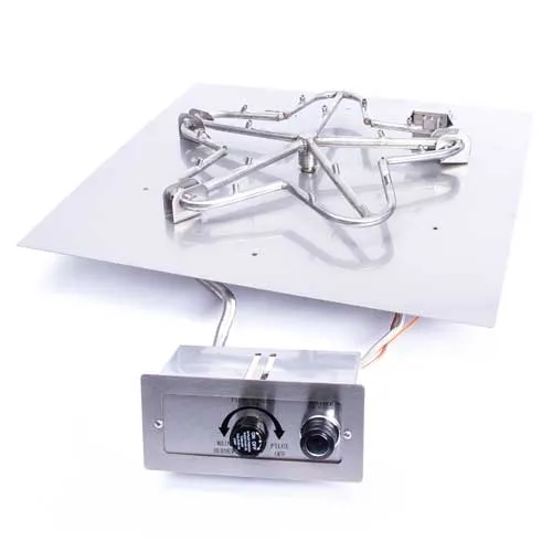 Quad Bar Fire Table (Tabletop) - Aluminum