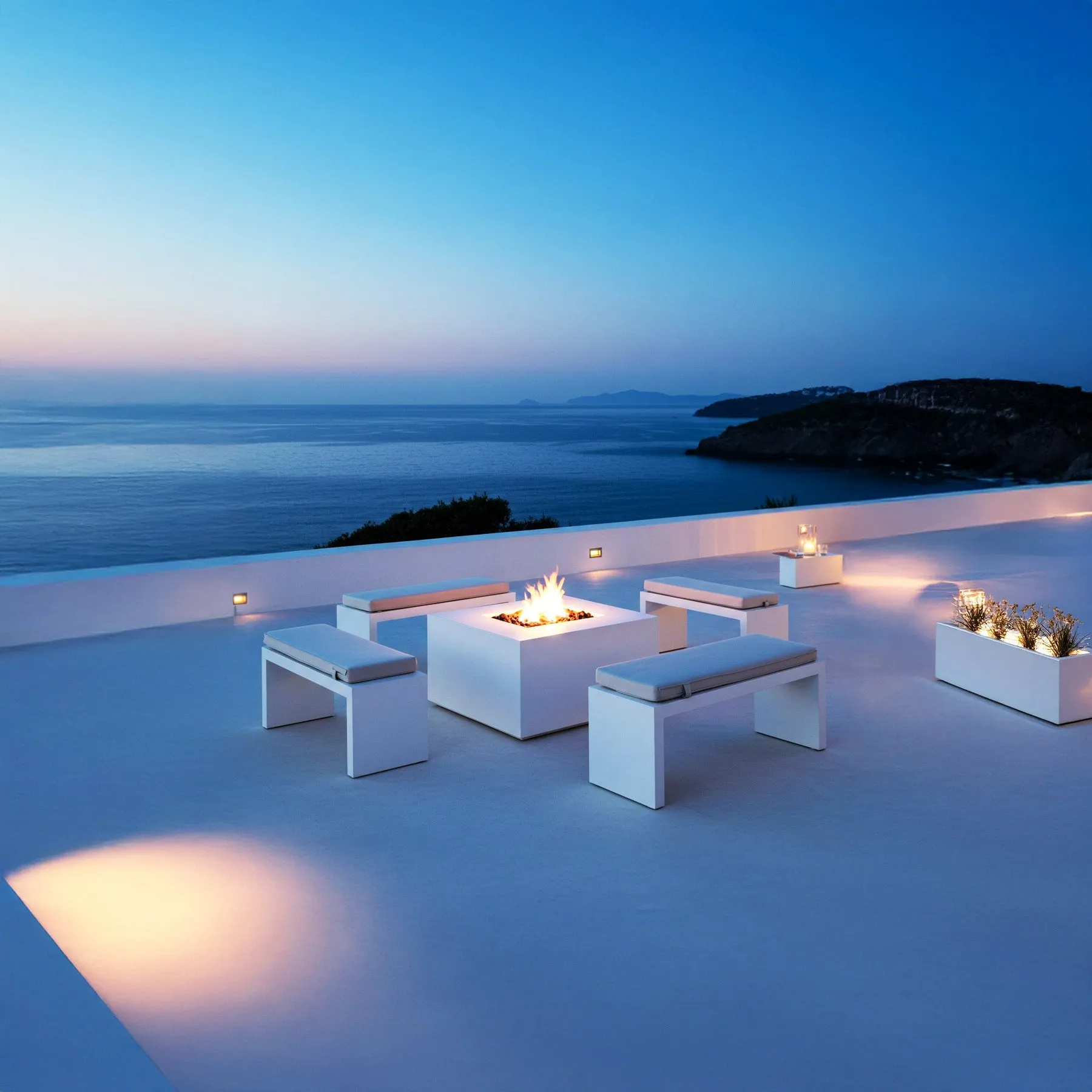 Quad Fire Table - Aluminum