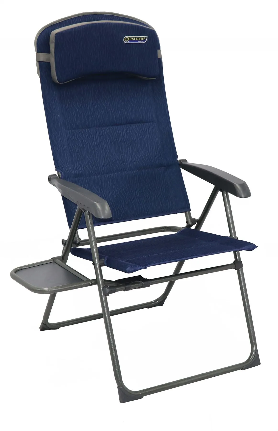 Quest Ragley Pro Recline Camping Caravan Chair with Side Table