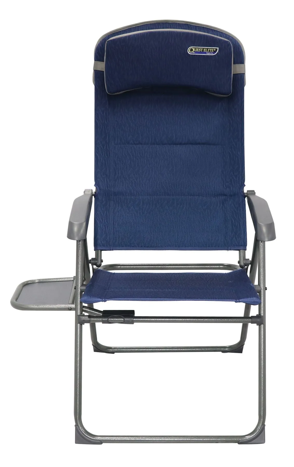 Quest Ragley Pro Recline Camping Caravan Chair with Side Table