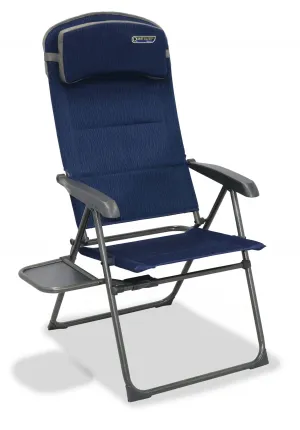 Quest Ragley Pro Recline Camping Caravan Chair with Side Table