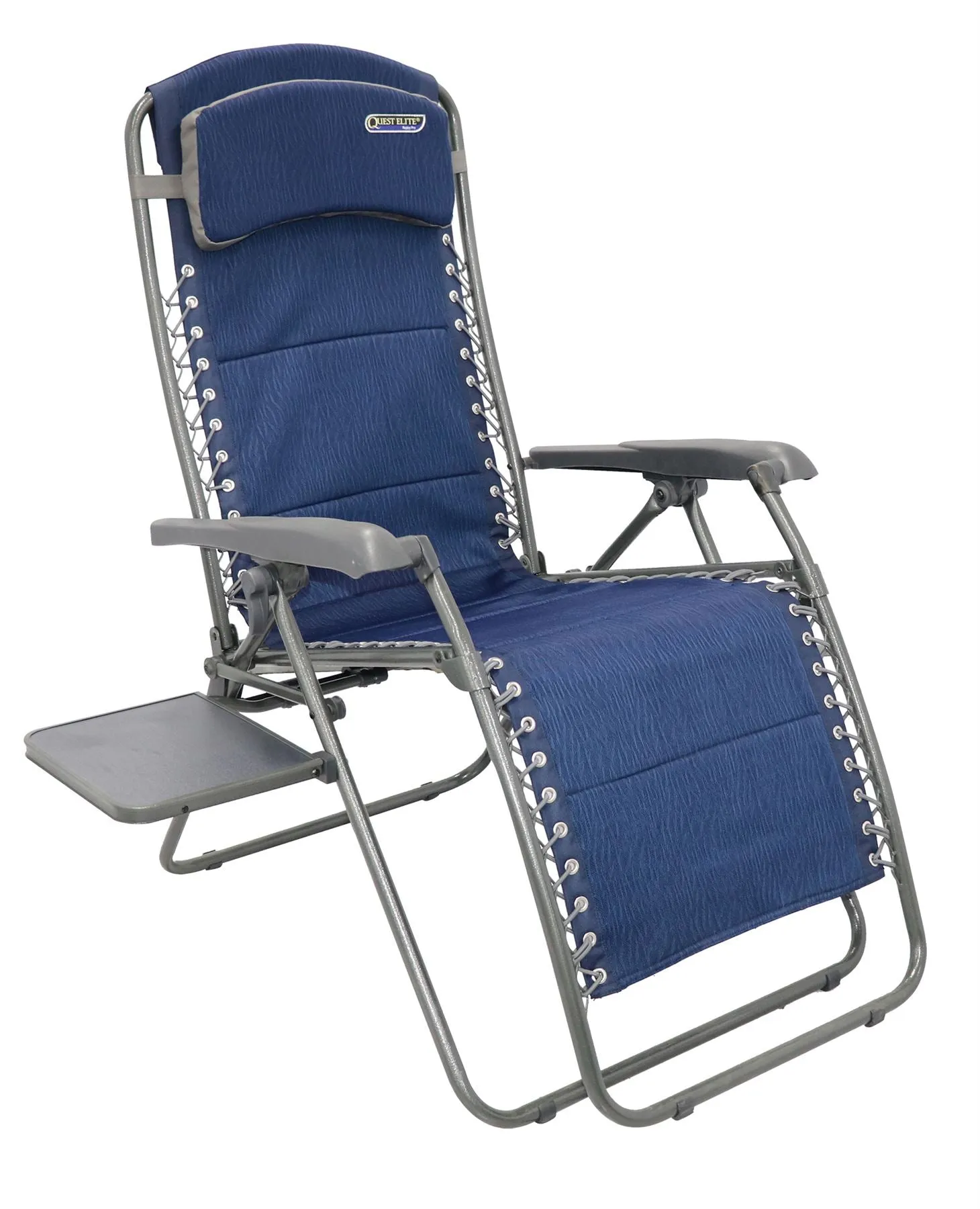 Quest Ragley Pro Relax Camping Caravan Chair with Side Table