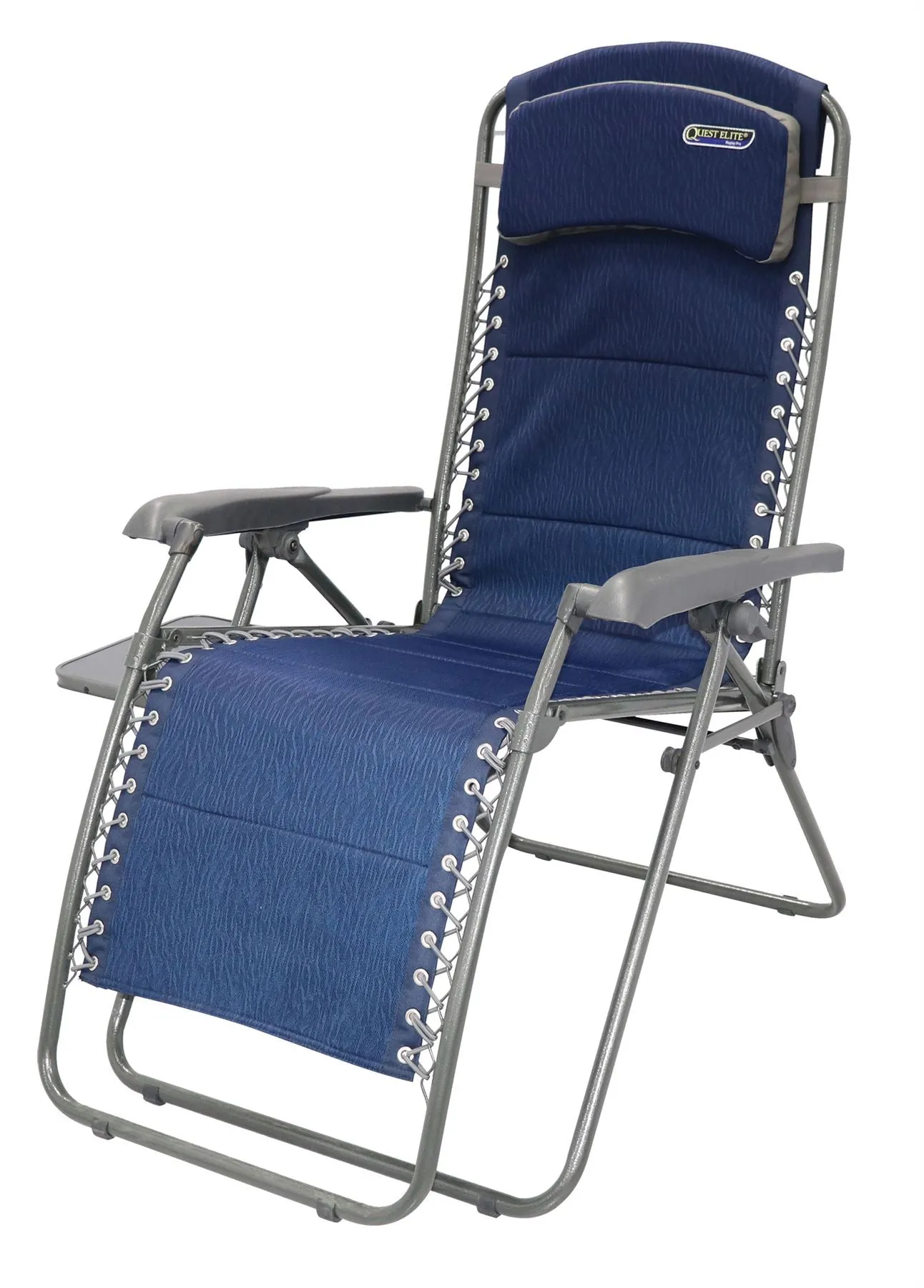Quest Ragley Pro Relax Camping Caravan Chair with Side Table
