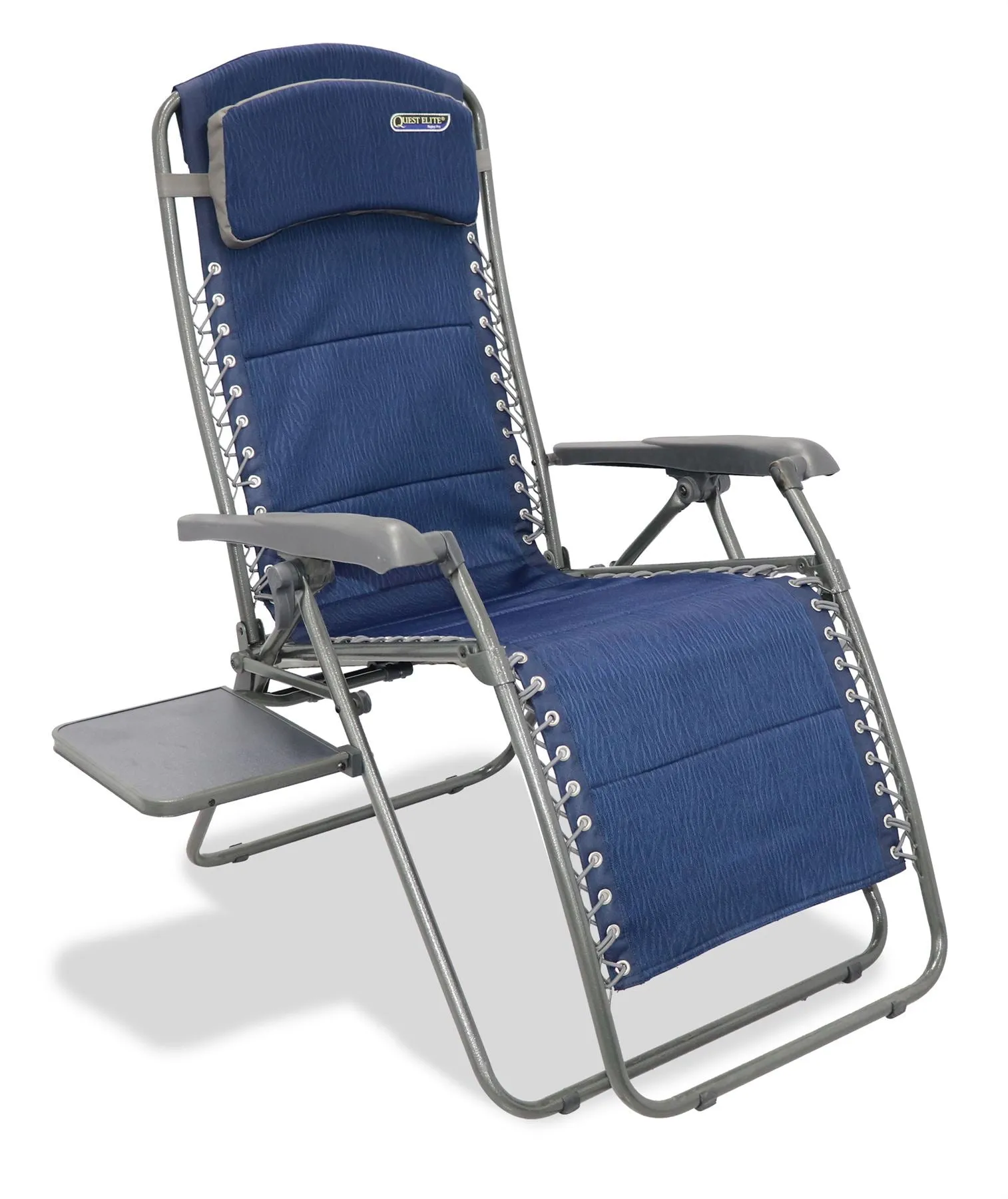 Quest Ragley Pro Relax Camping Caravan Chair with Side Table