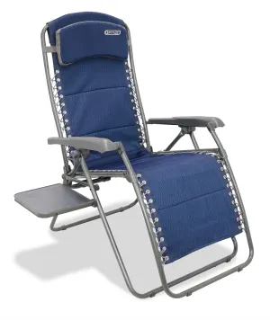 Quest Ragley Pro Relax Camping Caravan Chair with Side Table