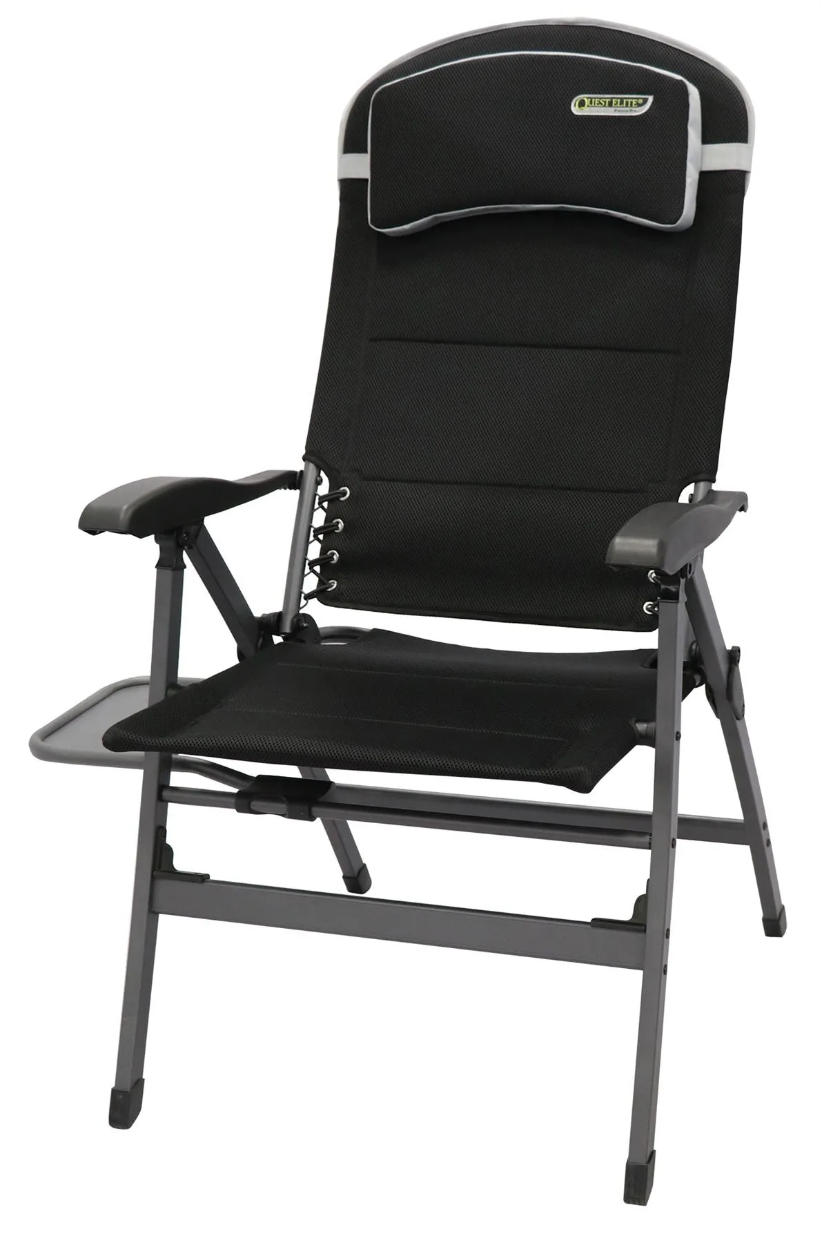 Quest Vienna Pro Comfort Camping Caravan Chair with Side Table